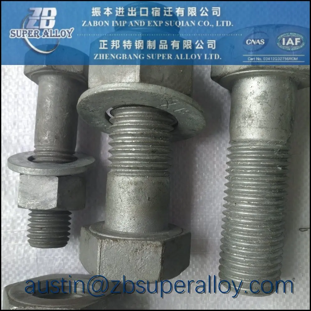 
Fastener ASTM A193,gr B16 low temp bolt 