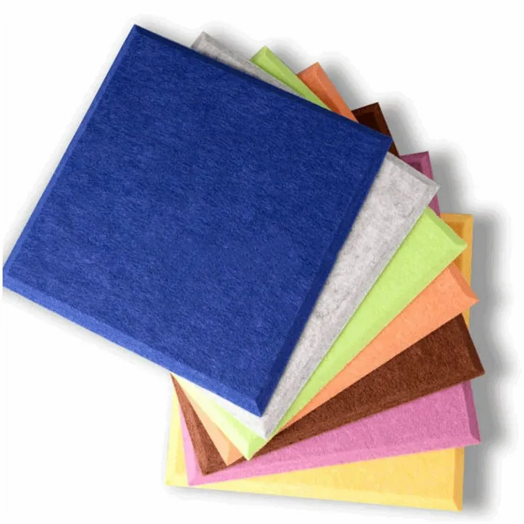 Цветная Звукоизоляционная войлочная акустическая панель 100% PET 9 мм