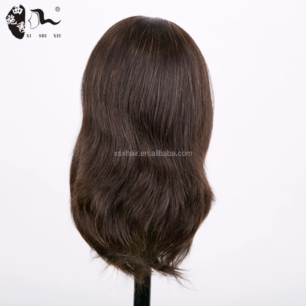 XISHIXIU high quality training male head, men hair training head, male mannequin head with human hair