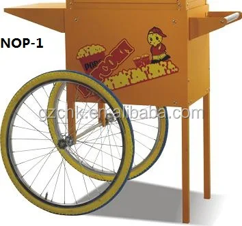 Table top Popcorn machine / yellow popcorn machine with cart for sale JTP-6A