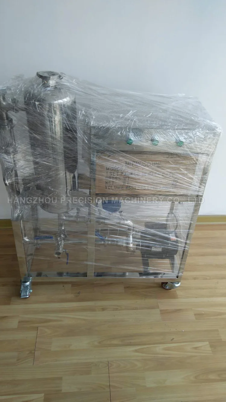 Continuous ultrasonic flow cell mixer sonication extraction