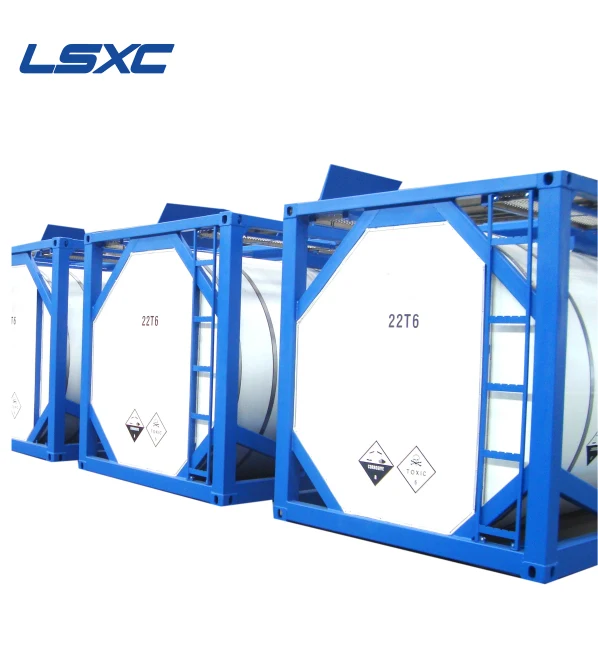 Cheap 20ft 40ft ISO Tank Container T14  ISO Fuel Tank Container