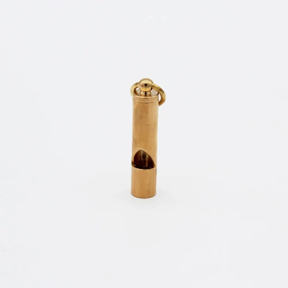 
Custom-made Brass Whistle For Outdoor Survival Emergency Help Safety Whistle 
