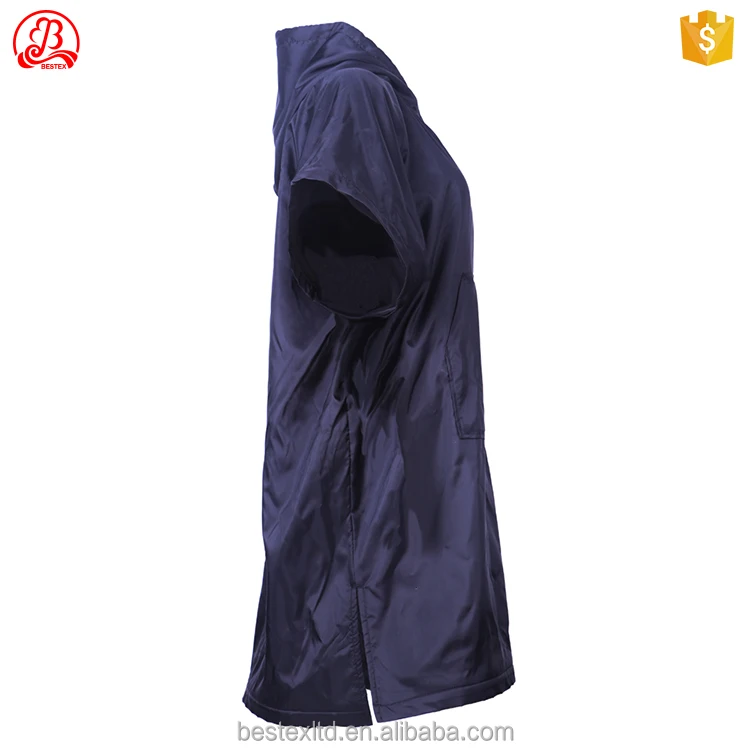 Microfiber towel label adult hooded surf poncho