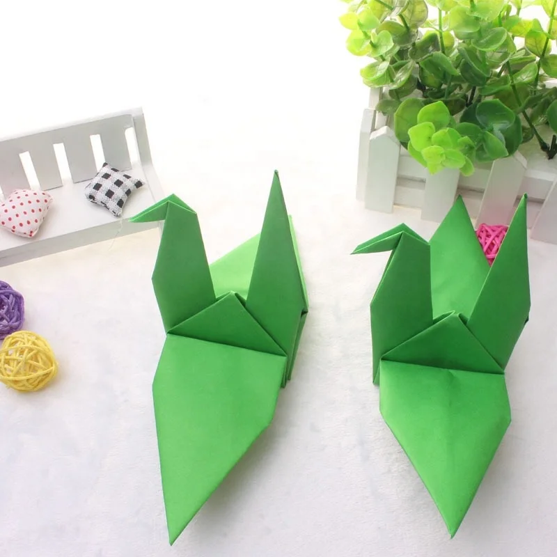 Factory 100pcs/bag Folded Paper Origami Birds for Birthday Wedding Baby Shower Party Decoration
