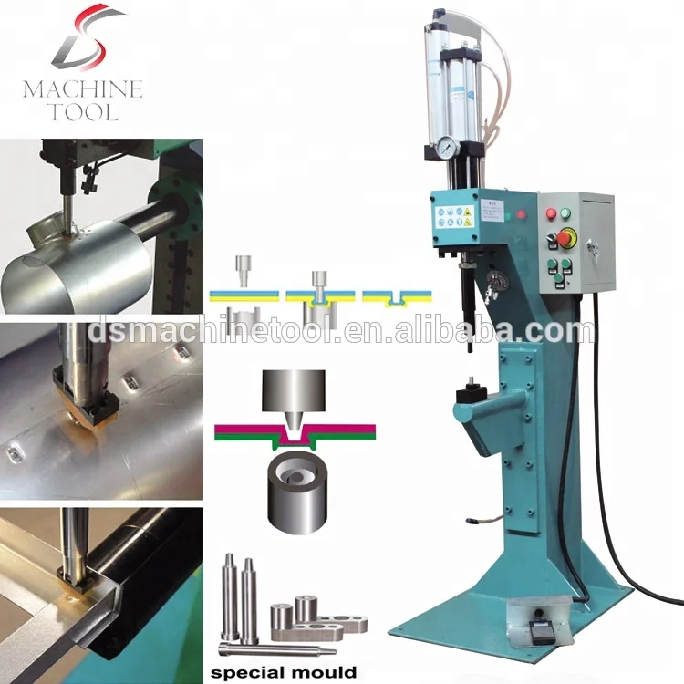 high pressure capacity pneumatic metal sheet clinching machine