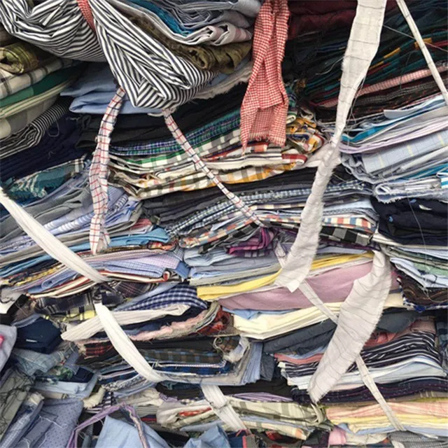 A grade 100gsm cut piece 100% cotton yarn dyed check fabric shirting fabric for garment