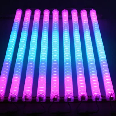 1 м наружная RGB DMX программируемая светодиодная цифровая трубка 10 Вт