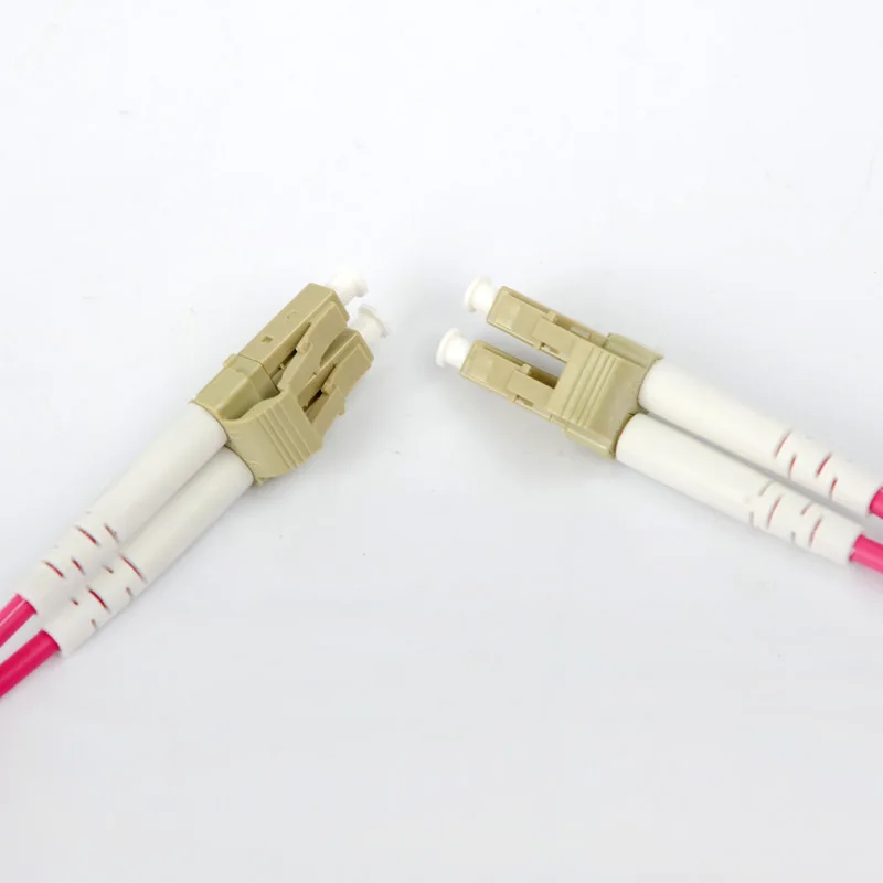 High speed transmission Lc to Lc Om3 om4 duplex 3 5 10mtrs fiber optic pigtail patch cord