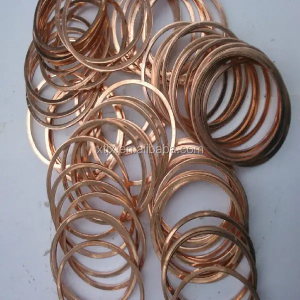 flat copper washer  non asbestos copper ring