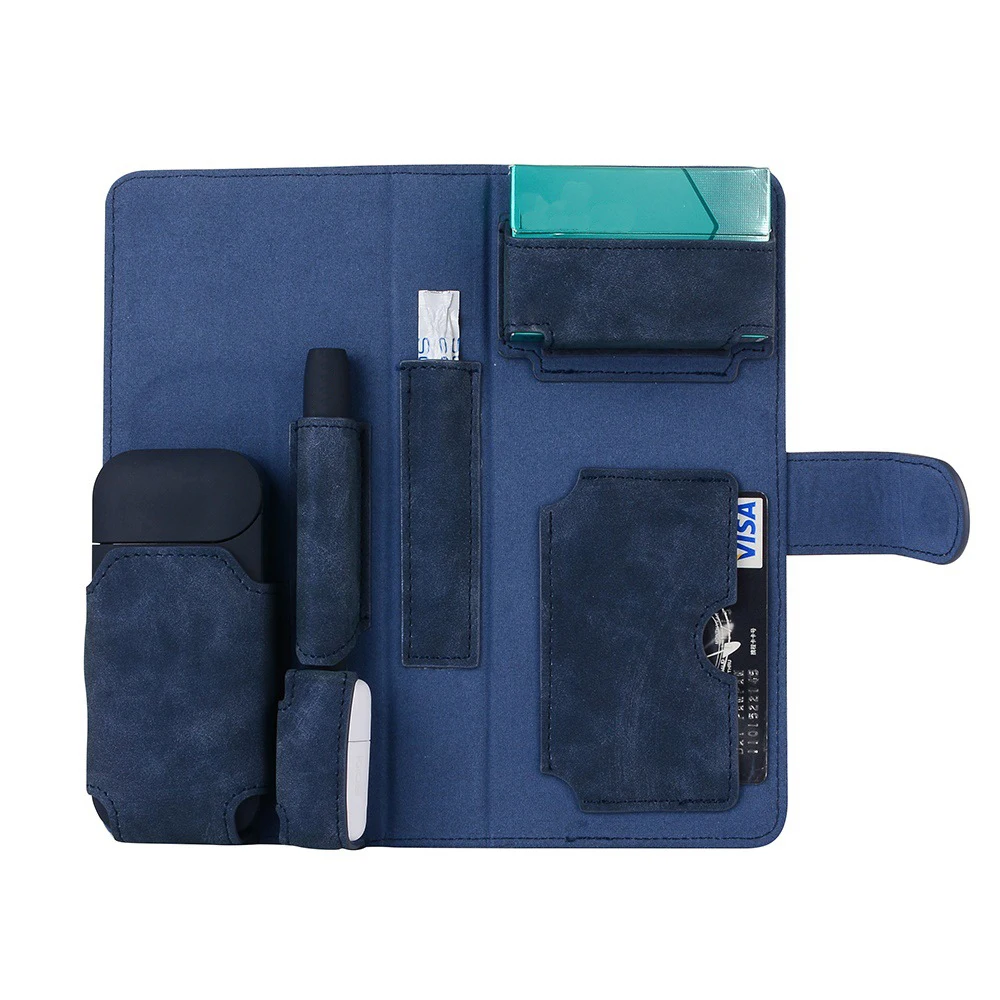  Protective Holder cover for IQOS Electronic Cigarette Rectangle Case PU Leather Pouch
