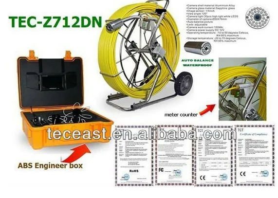 120m утечка стержень подземный Drian системы Труба инспекции камеры