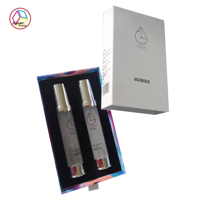 Custom luxury cardboard foam Insert label logo cosmetic box packaging for small business cosmetics