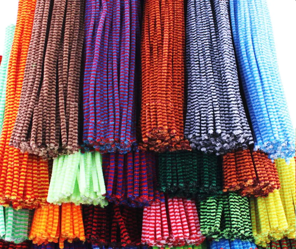 Multicolour Chenille Stems Stick Cleaners Kids Educational Toy Handmade Chenille Stems Pipe for DIY Craft Supplie