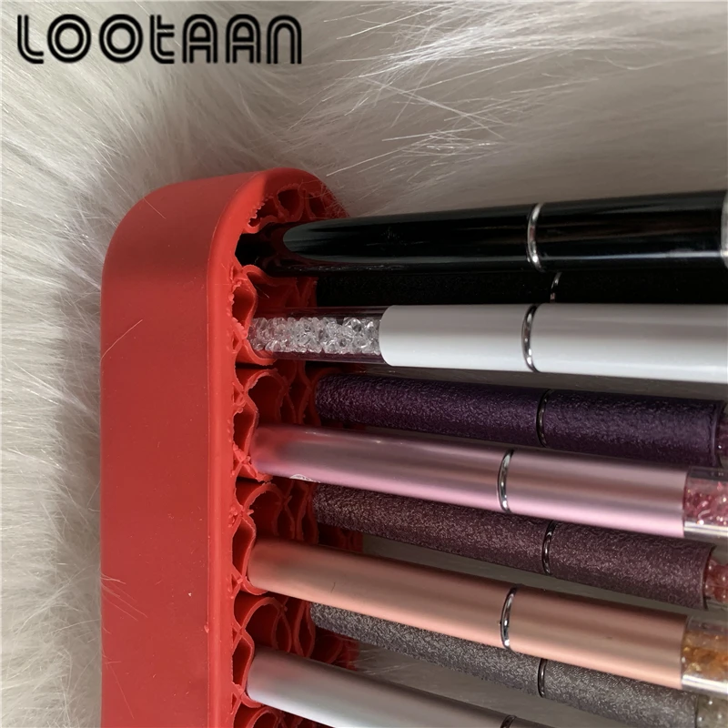 2019 New Design Silicone Makeup Brush Holder Professional Cosmetic Display Box