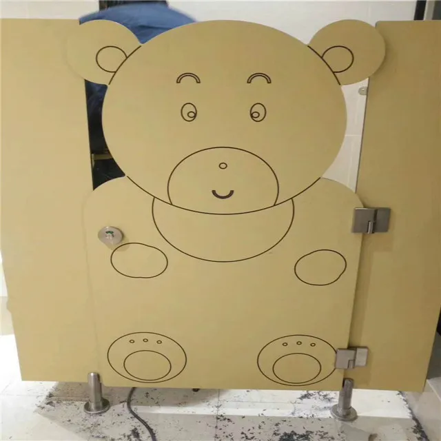 Kindergarten HPL toilet partition Urine partiti, Urine screen