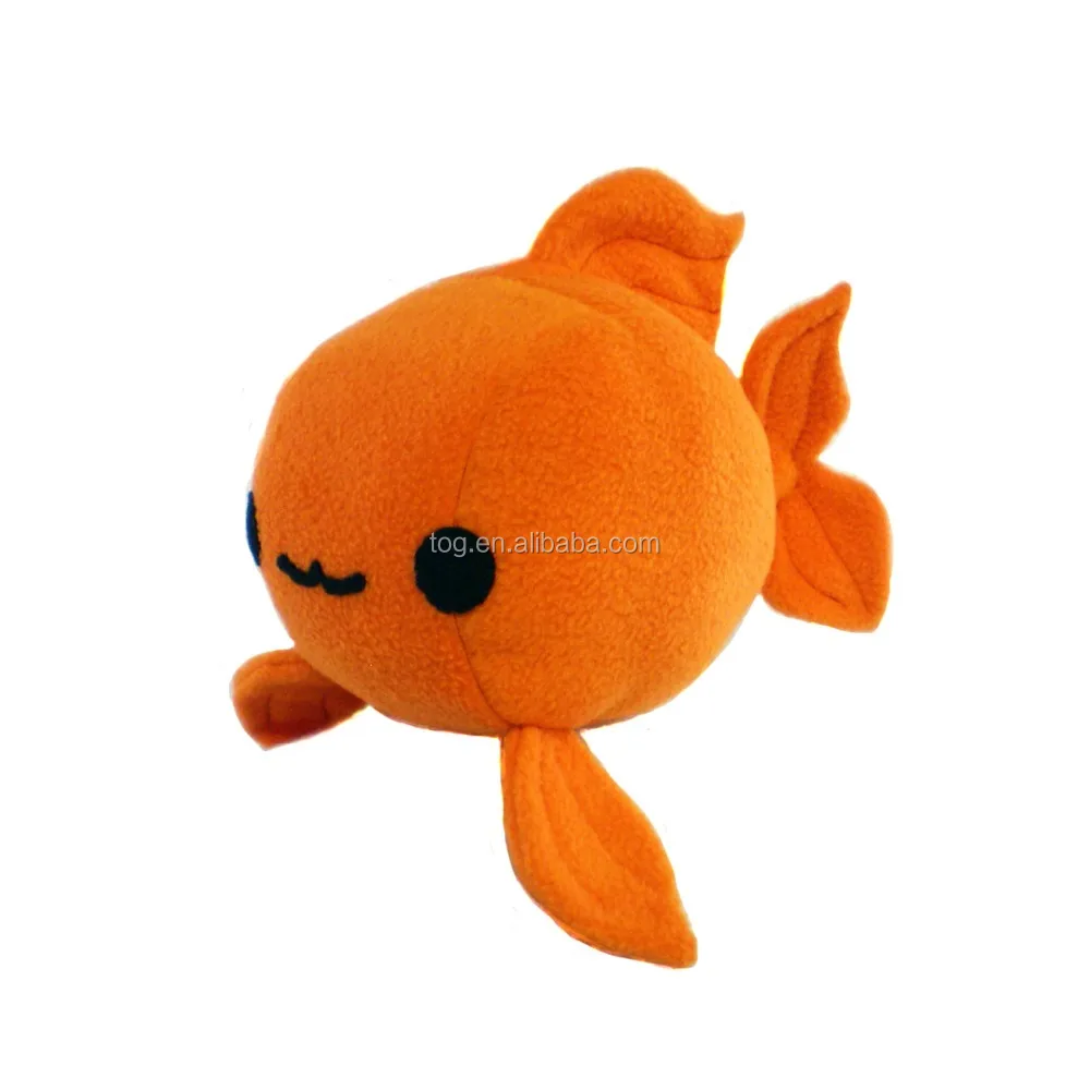 TOG High quality soft vending machine plush stuffed toy fish can be customized golden fish