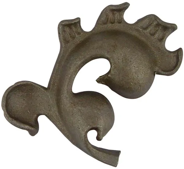 Cast Iron Decorative Wrought iron gate Window railing Ornaments Cast Steel Leaves Ornaments