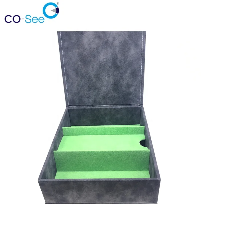 Custom print fashion granny chic multiple 3pcs custom glasses case with magnet