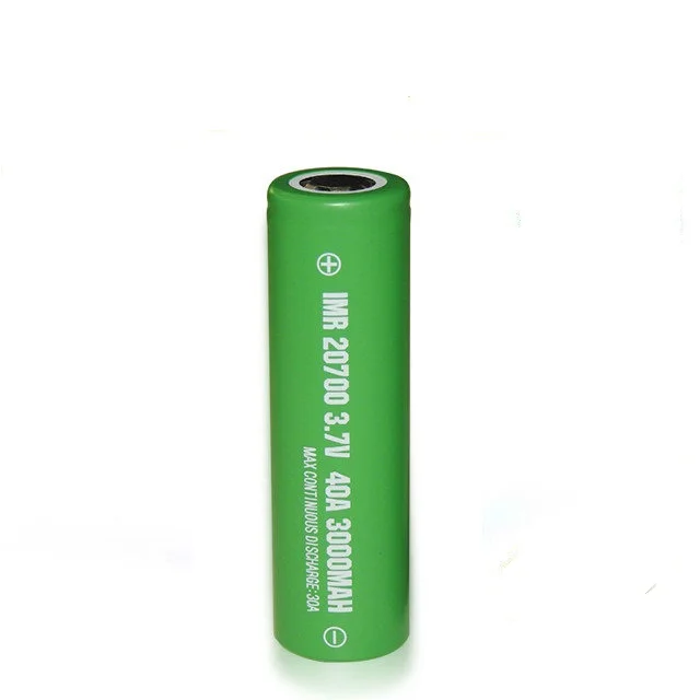 
battery pack Deep Cycle 3.7V 3000mAh 40A 20700 Li-ion vapor e-cigarett 18650 Rechargeable Battery 