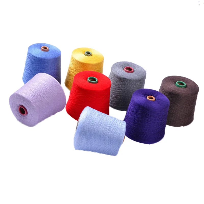 wholesale High quality cheap price 80% cotton 20% wool blended sock  yarn for rugs