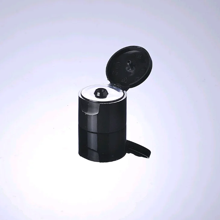 PET amber cosmetic packaging plastic bottles with flip top cap