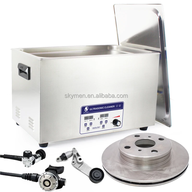 Heated stainless steel tank 30 liters EGR valve cleaning machine ultrasonic bath