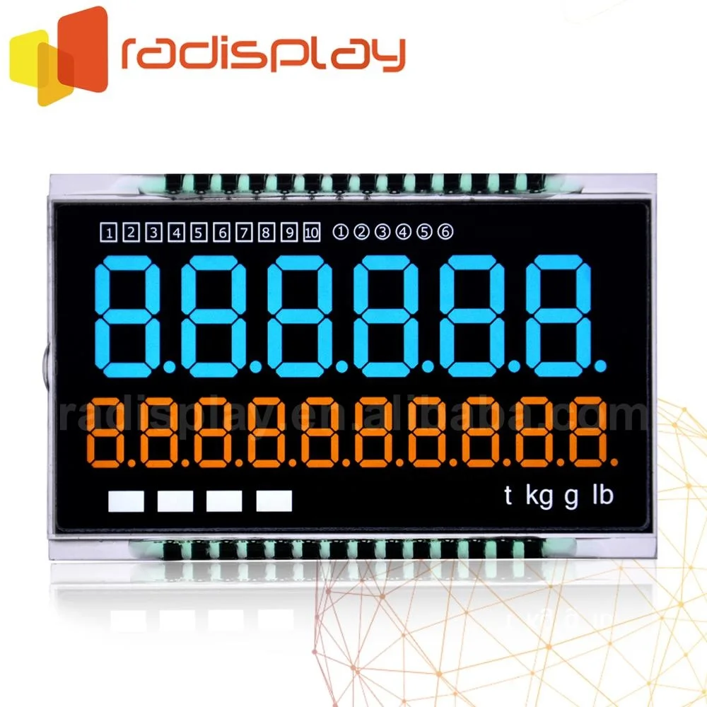 
Customised VATN 7 Segment Weight Lcd Display 