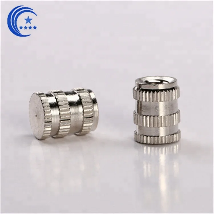 Stainless steel knurled insert nut Aluminum threaded insert/knurled nut for Plastic M2 M4 M6 M8