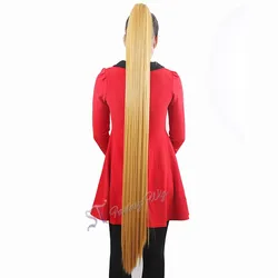 51 inches Extra Long Claw Clip Synthetic Hair Ponytails 3 colors available Heat Resistant Hair Ponytail Extension with clips