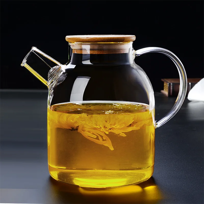 1000ML Glass teapot with filter for sale,pyrex glass tea pot