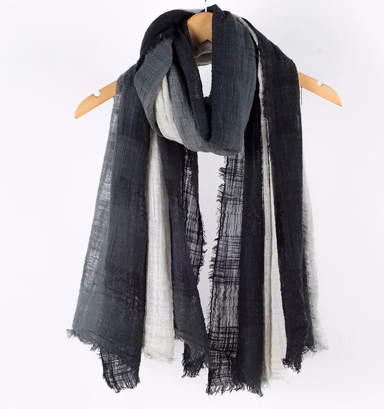 
2021 autumn 100% cotton scarf shawl 