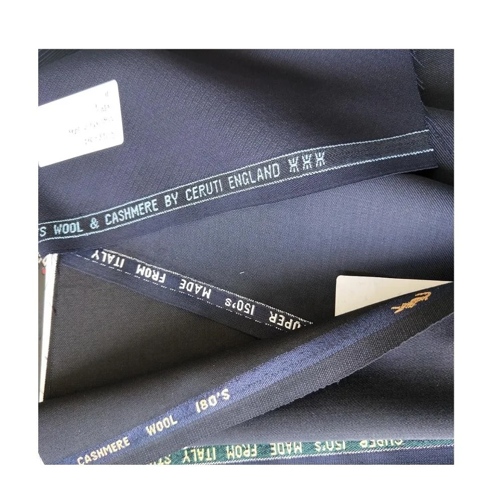 
Wholesale Fashion Plaid Wool Polyester Blend Suiting fabric stocklot 