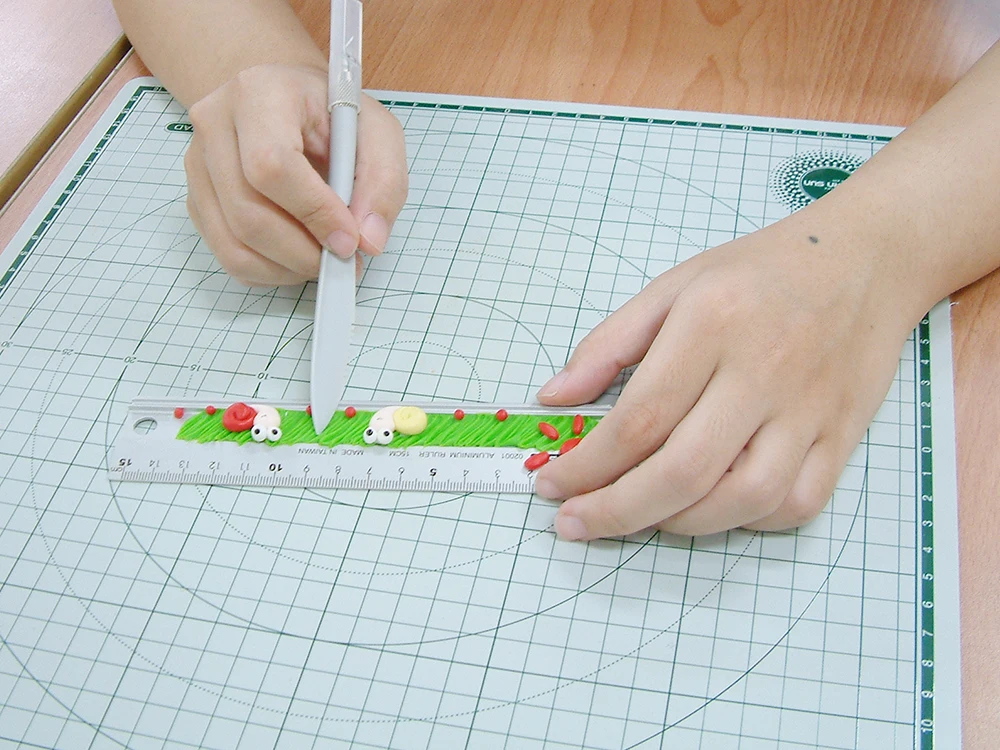 Экологичный пластиковый нож с ручкой для открывания букв художественного творчества художника