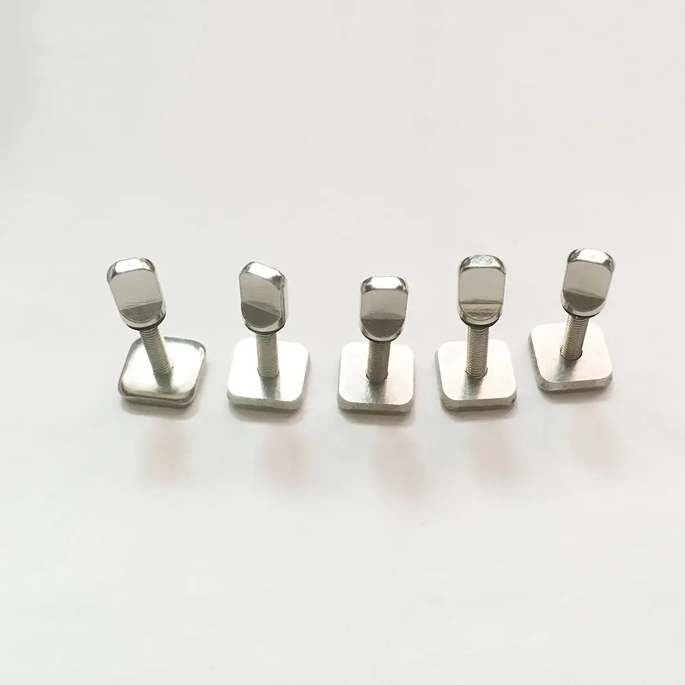 Factory-Outlet Stainless Steel Longboard Fin Bolt Screw Plate