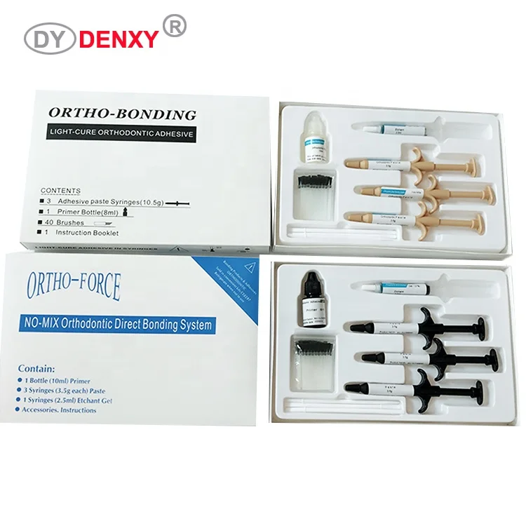 
Dental orthodontic brackets Adhesive molar band Ortho Force Dental Adhesive Bonding 