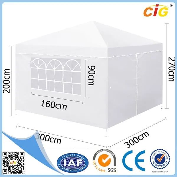Outdoor Garden Folding gazebo tent 3x3