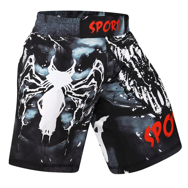 Sublimation printing mens sports shorts ufc shorts mma youth mma shorts