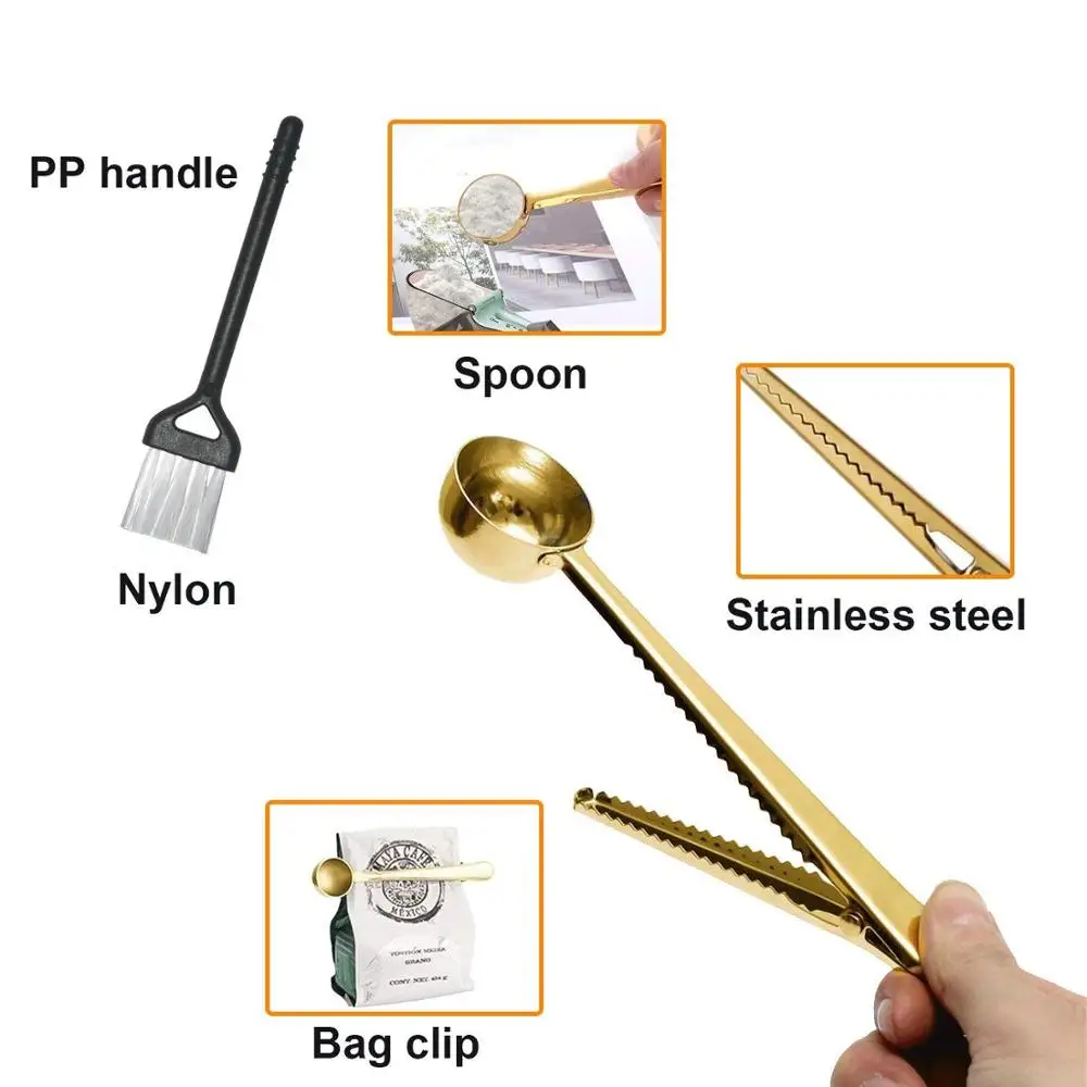 Multifunctional Adjustable Measuring Spoons with Magnetic Snaps