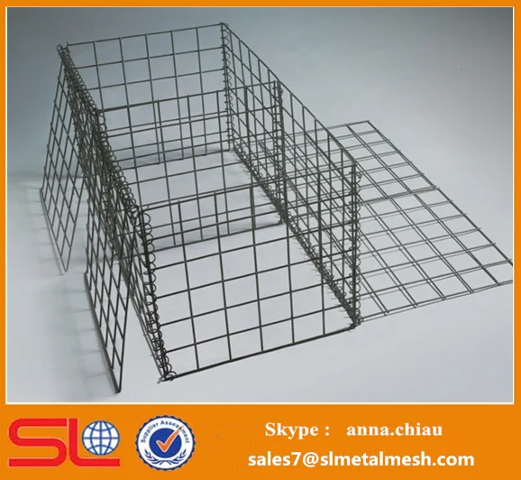 Galfan 2x1x1m Коробчатые габионы покрытие Цинк