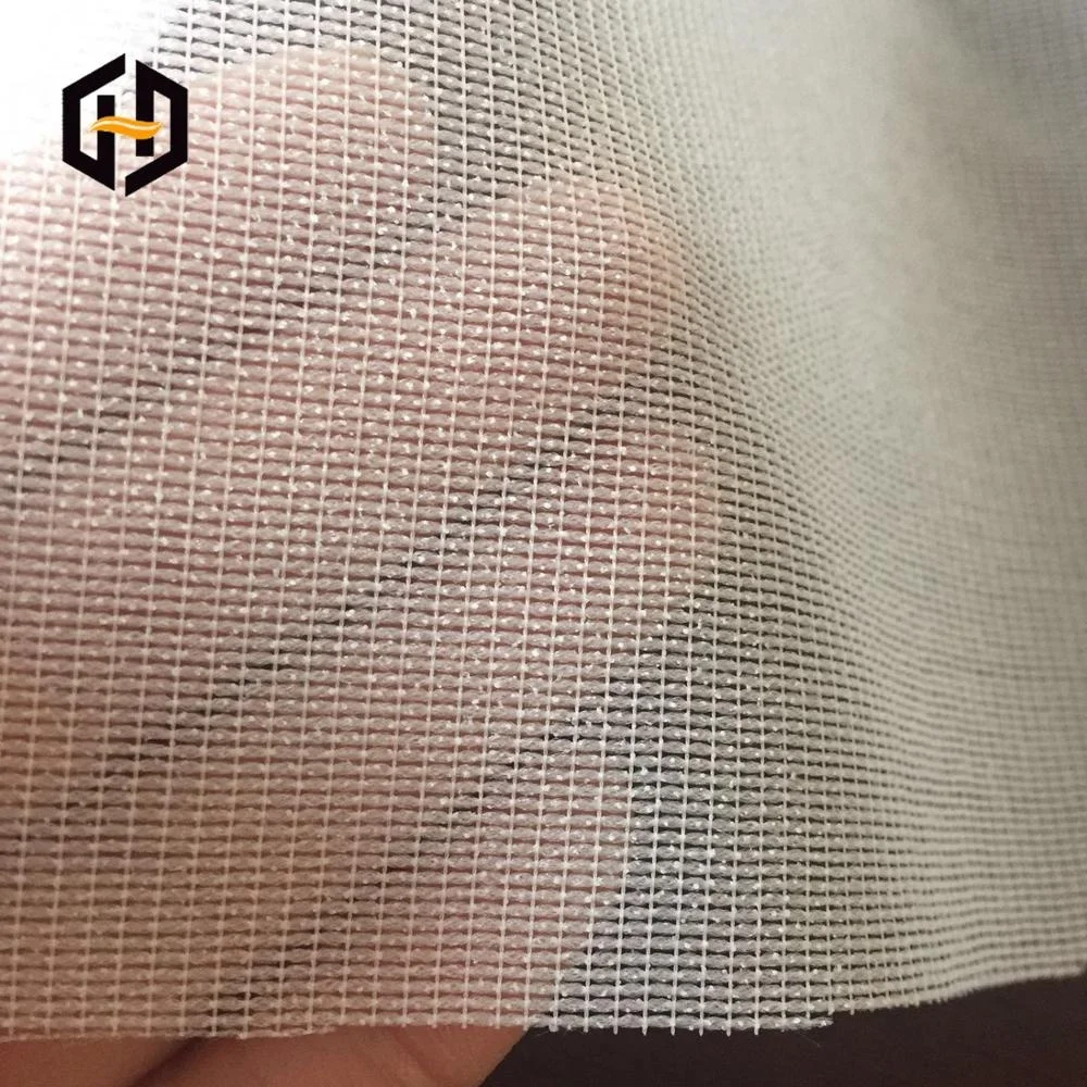 100% polyester cloth 30gsm white roll packing wrap knit grey fabric for garment lining