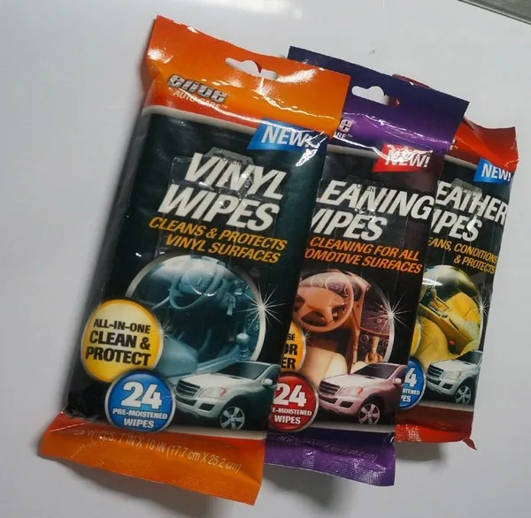 public bus body cleaning wet wipes, car body and seat cleaning wipes