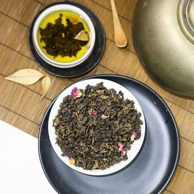  Лучший ароматизированный чай с розовым улуном молочный