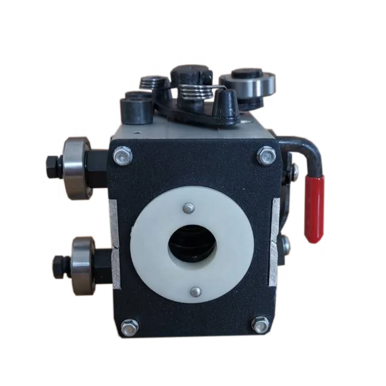 Wire spooling machine 100N axial force traverse linear drive unit with guide wheel