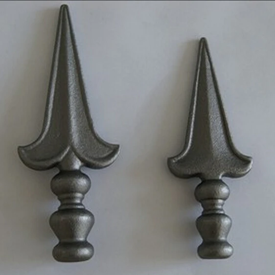 Cast iron forging iron galvanized wrought iron fence spearhead