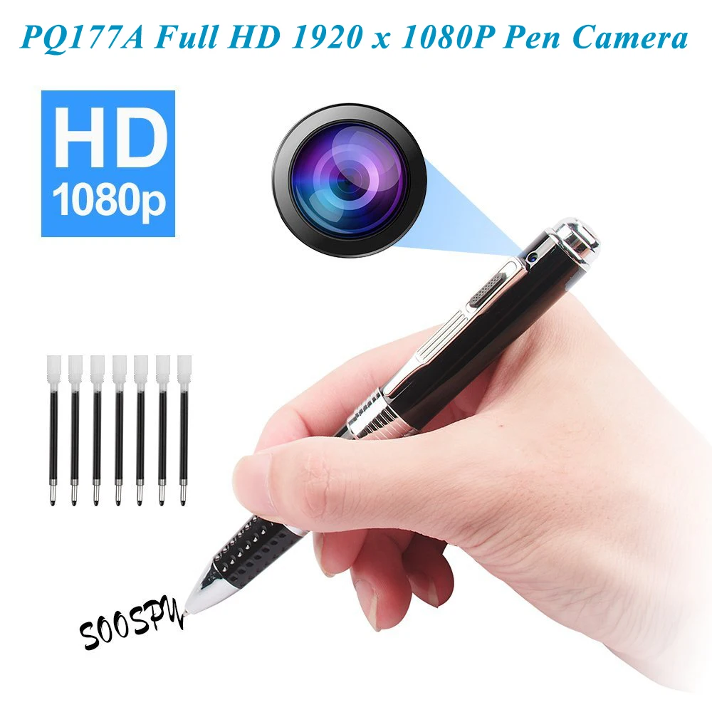 Наблюдения DVR портативный ручка 1080P Full HD мини Скрытая камера ручка с видео и фото регистраторы Cam PQ177A