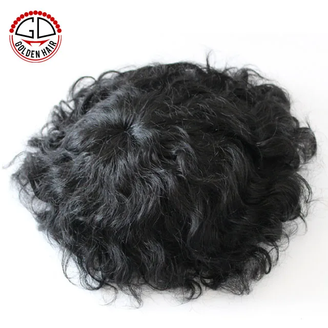 Short hair full lace bald head wig for men