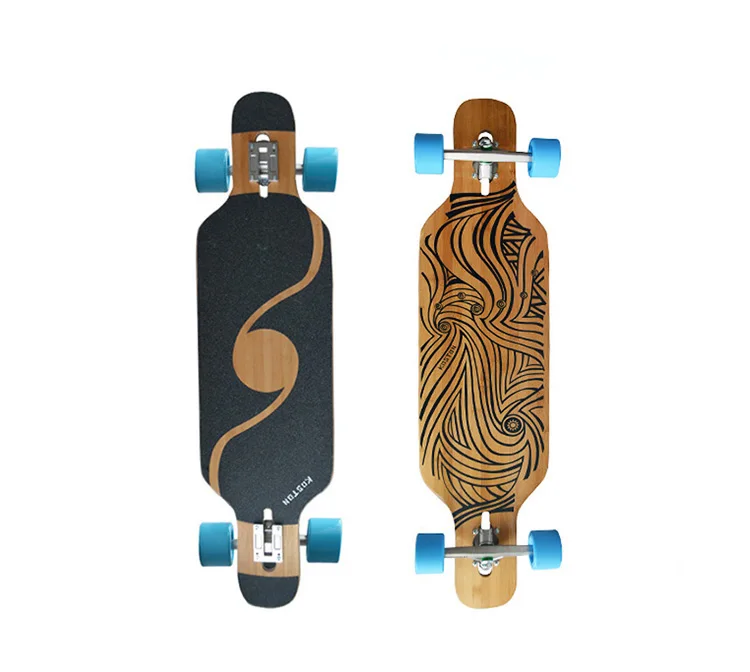KOSTON Hiqh Quality Dancing Style Bamboo Mixed Maple Wood Longboard