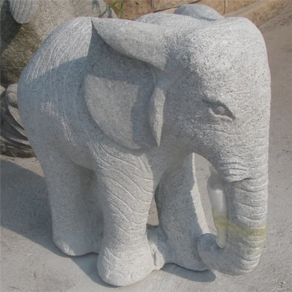 
Garden large stone elephant statues 