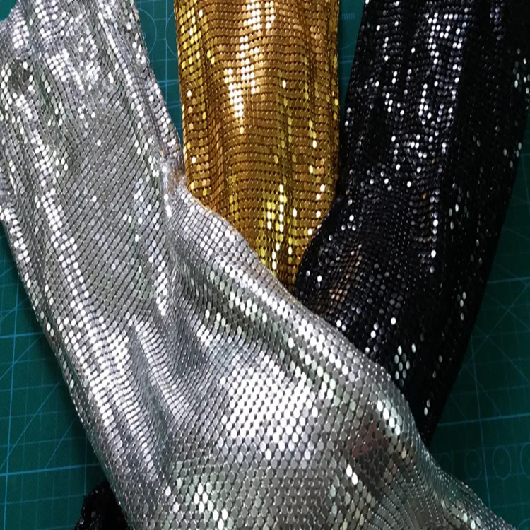 Shimmer Cloth Metal Mesh Fabric for Garments Decoration